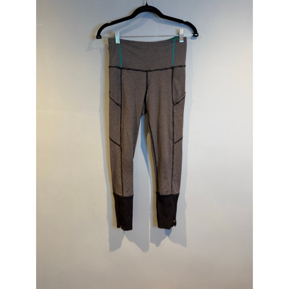 Lululemon Striped Full-Length Leggings – Size 4